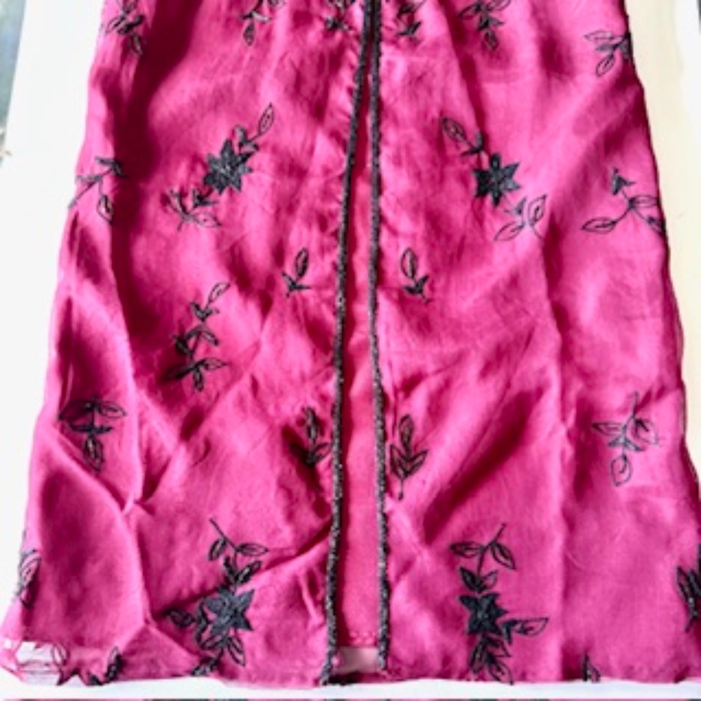 Silk Rhinestone Gown - Picture 7 of 16